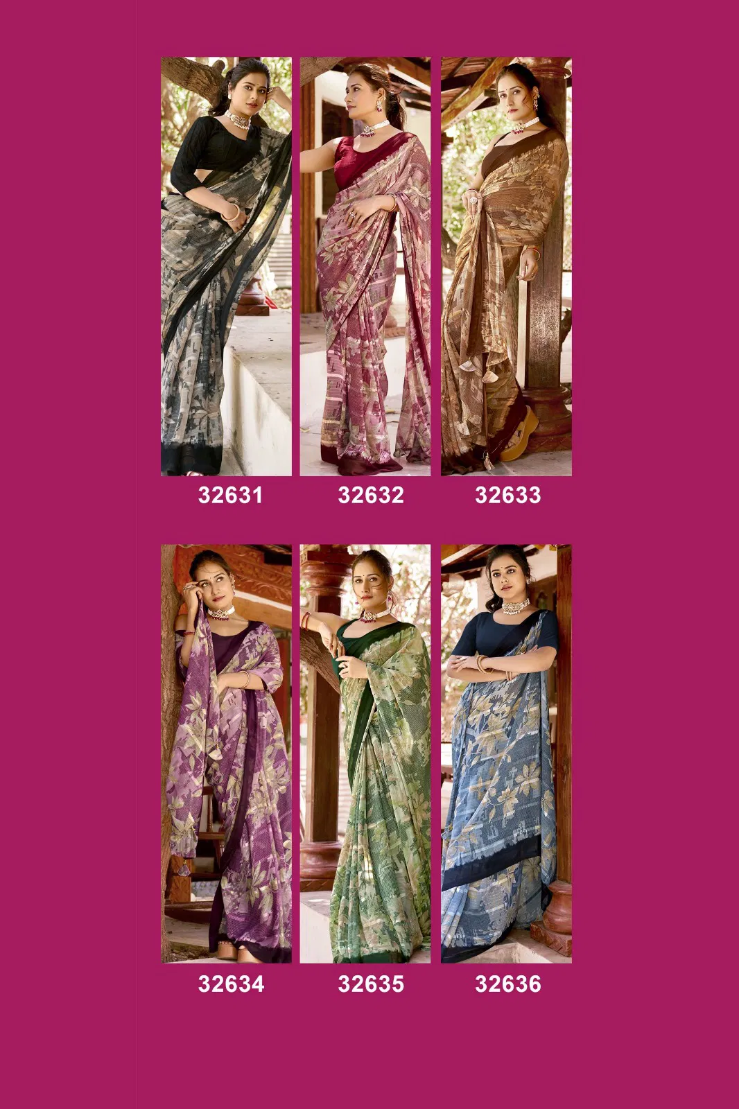 Viratika By Vallabhi Georgette Printed Saree Wholesale Price In Surat